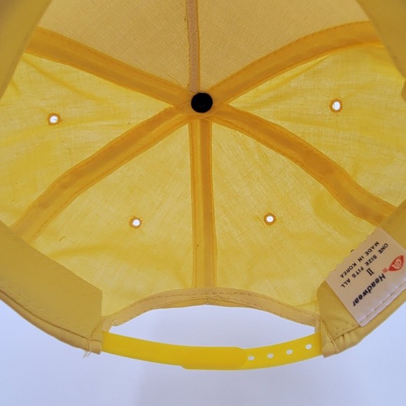 Vintage Millwork Hawaii Neon Yellow Rope Adjustable Snapback Trucker Hat Cap - Picture 9 of 10